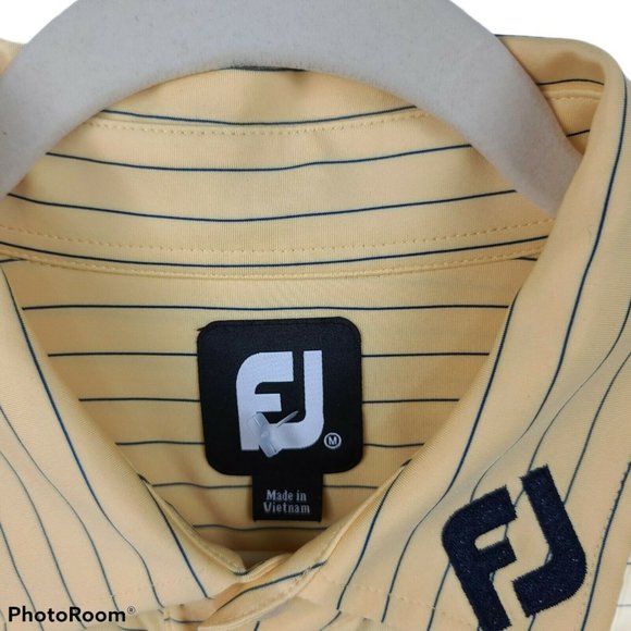 SOLD EBAY NWOT FOOTJOY PRODRY  YELLOW SHIRT M - Picture 6 of 7